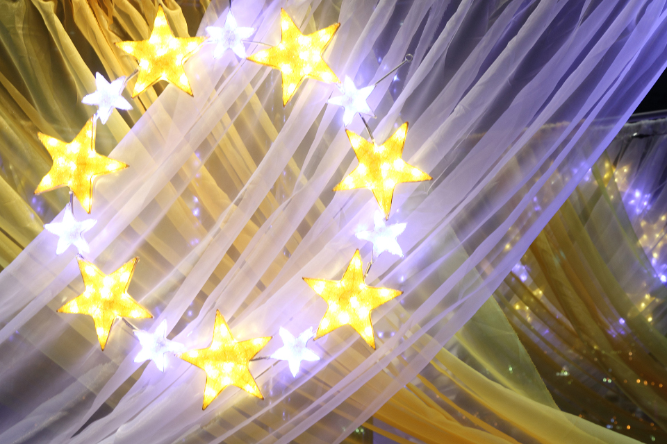 難燃オーガンジー